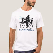 Funny Dad Biking Vaderdag T-shirt (Voorkant)