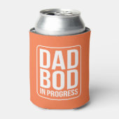 Funny Dad Bod in Progress Humor Vaderdag Blikjeskoeler (Blikje Voorkant)