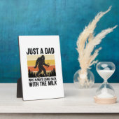Funny Dad Came Back With the Milk Vintage Shirt_1 Fotoplaat (Zijkant)