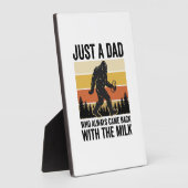 Funny Dad Came Back With the Milk Vintage Shirt_1 Fotoplaat (Zijkant)