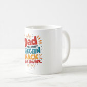 Funny Dad Coffee Mok – Snack Provider Legend Cup (Voorkant rechts)
