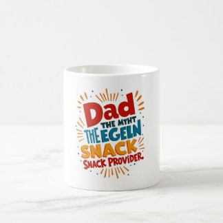 Funny Dad Coffee Mok – Snack Provider Legend Cup