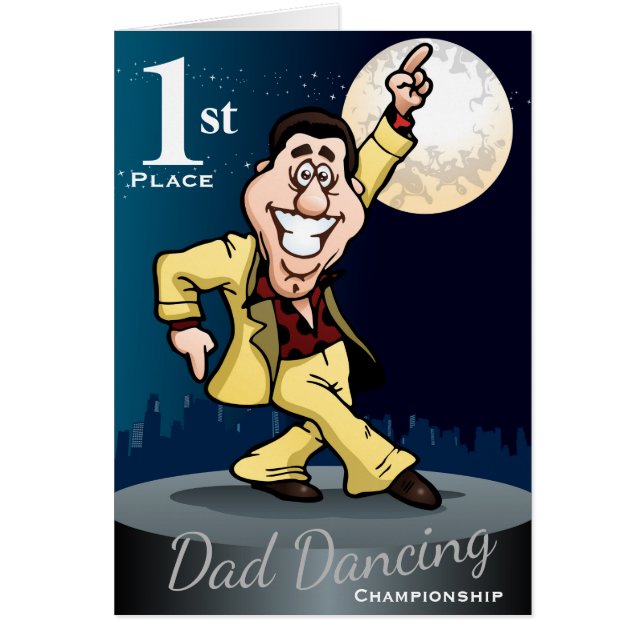 Funny Dad Dancing Winner (Voorkant)