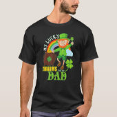 Funny Dad Day St Patricks Lucky Charms Call T-shirt (Voorkant)