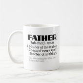 Funny Dad Definition Coffee Mok Coach Fathers Day (Links)