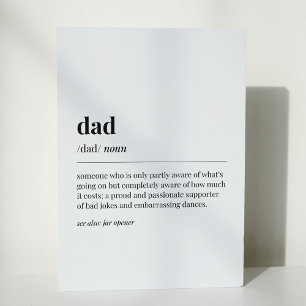 Funny Dad Definition Kaart