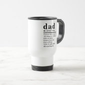 Funny Dad Definition Reisbeker (Voorkant rechts)