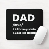 Funny Dad Definition Vaderdag Muismat (Met muis)