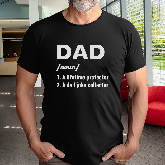 Funny Dad Definition Vaderdag T-shirt