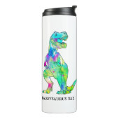 Funny Dad Dinosaur Quote Thermosbeker (Gedraaid links)