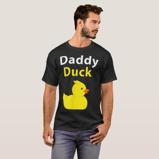 Funny Dad Duck Rubber Duck TShirt (Voorkant volledig)