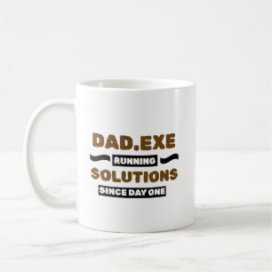 Funny Dad.exe Running Solutions Koffiemok