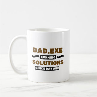 Funny Dad.exe Running Solutions Koffiemok