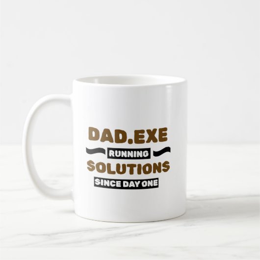 Funny Dad.exe Running Solutions Koffiemok (Links)