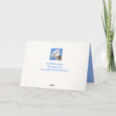 Funny Dad Fisherman Birthday Kaart (Achterkant)