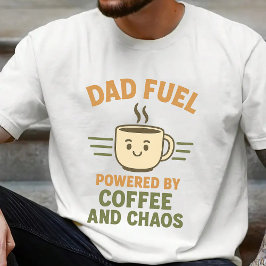 Funny Dad Fuel Shirt | Vaderdag cadeau voor hem