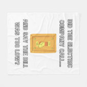 Funny Dad Gezegden Fleece Deken (Voorkant (Horizontaal))