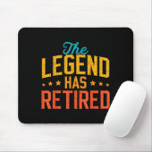 Funny Dad Grandpa Retirement The Legend Has Retire Muismat (Met muis)