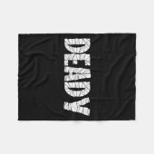 Funny Dad Halloween Deady Mummy Halloween Matching Fleece Deken (Voorkant (Horizontaal))