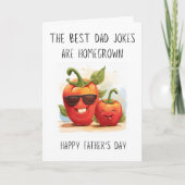 Funny Dad Joke Garden Vaderdag Kaart (Voorkant)