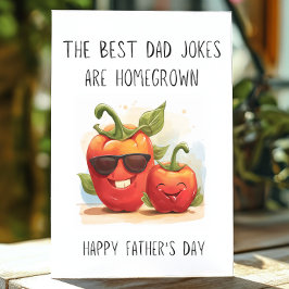 Funny Dad Joke Garden Vaderdag Kaart