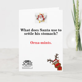Funny Dad Joke-kerstkaart Kaart