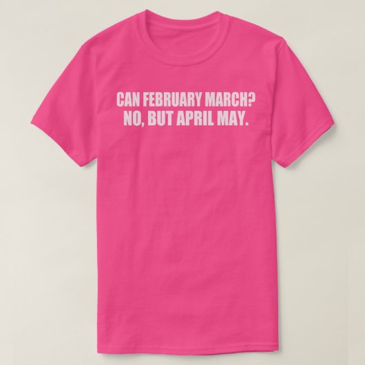 Funny Dad Joke March Mannen T-shirt (Design voorkant)