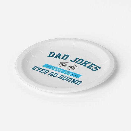 Funny Dad Jokes Father Pun Papieren Bordje (Gekanteld)