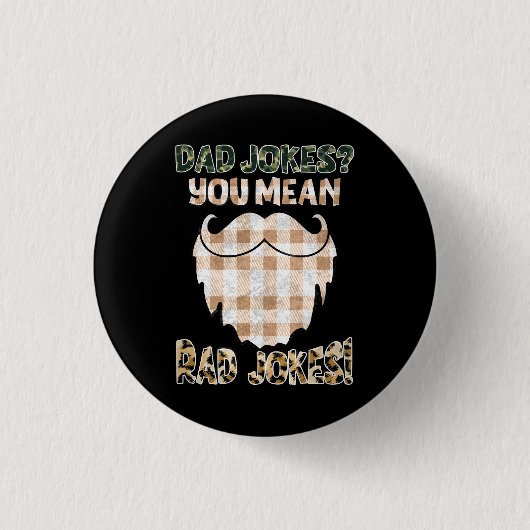 Funny Dad Jokes | VADERDAG | Rad Jokes Ronde Button 3,2 Cm (Voorkant)