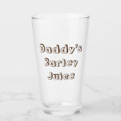 Funny Dad Juice (Beer) Pint Glass Tumbler (Voorkant)