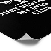 Funny Dad,just Resting My Eyes For Dad Gift Dad Fa Poster (Hoek)