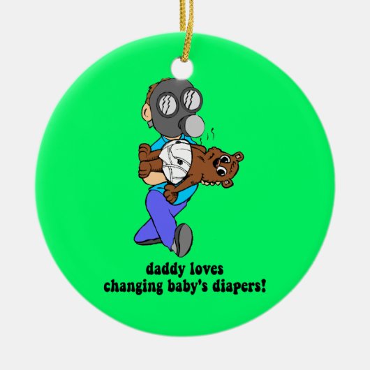 Funny dad keramisch ornament (Voorkant)