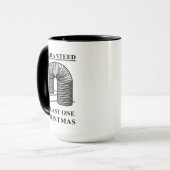Funny Dad kerstcitaat Broken Speelgoed Mok (Voorkant links)