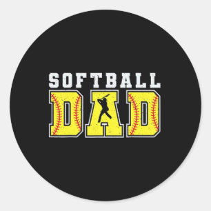 Funny Dad Life Softll Verkoop Opa Vaderdag Ronde Sticker