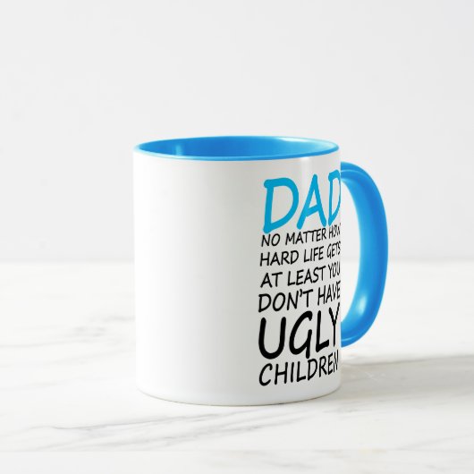 Funny Dad Mok Gift for Vaderdag or Birthday (Voorkant rechts)