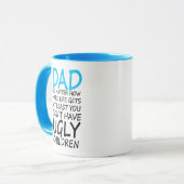 Funny Dad Mok Gift for Vaderdag or Birthday (Voorkant links)