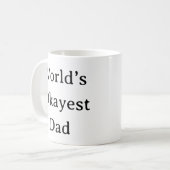 Funny Dad Mok - 's Werelds Okayest Dad Custom Coff (Voorkant links)