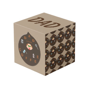 Funny Dad Monster houdt van Coffee Custom Photo Cu Kubus