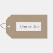 Funny Dad Monster verliest Coffee Custom Gift Labe Cadeaulabel (Achterkant Horizontaal)