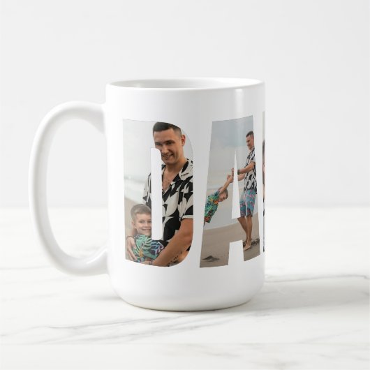 Funny Dad Mug – Fixer of Problems & King of Snacks Koffiemok (Links)