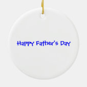 Funny Dad Not Equal ATM Keramisch Ornament (Achterkant)