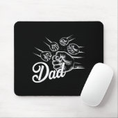 Funny Dad Of Four Toddler Kids Fathers Day Fist Bu Muismat (Met muis)