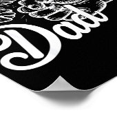 Funny Dad Of Four Toddler Kids Fathers Day Fist Bu Poster (Hoek)