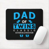 Funny Dad Of Twins Clic Overachiever Twins Muismat (Met muis)
