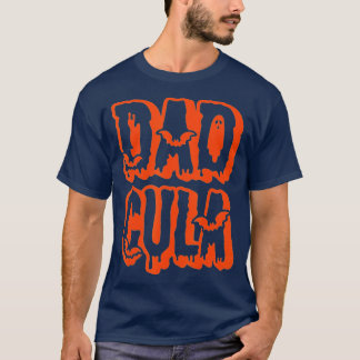 Funny Dad Papa Dracula Monster Costume Halloween T-shirt