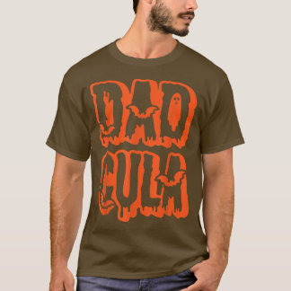 Funny Dad Papa Dracula Monster Costume Halloween T-shirt