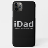 Funny Dad Phone App Joke op Black Case-Mate iPhone Case (Achterkant)