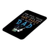 Funny Dad Radio Fathers Day Amateur Mannen Gift Magneet (Linkerzijde)