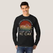 Funny Dad RC Car T-shirt - Dads Afstandsbediening  (Voorkant volledig)