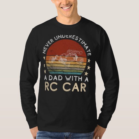 Funny Dad RC Car T-shirt - Dads Afstandsbediening  (Voorkant)
